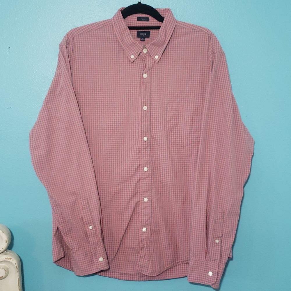 J. Crew slim fit long sleeve button down